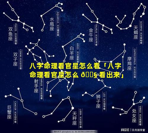 八字命理看官星怎么看「八字命理看官星怎么 🐧 看出来」